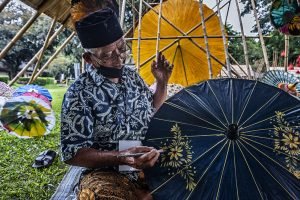 batik kawung rokok