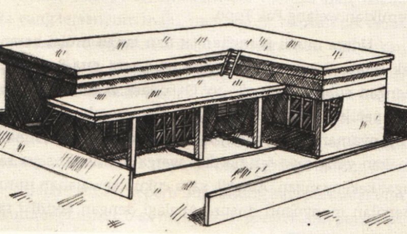 Desain rumah petani tembakau di Legoksari, Temanggung Boleh Merokok