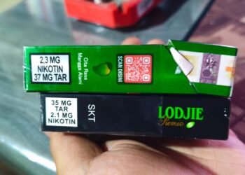 tar dan nikotin di bungkus rokok