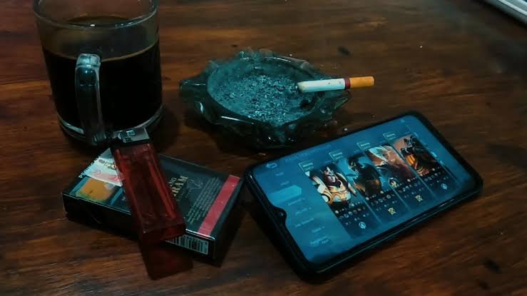 push rank sambil merokok