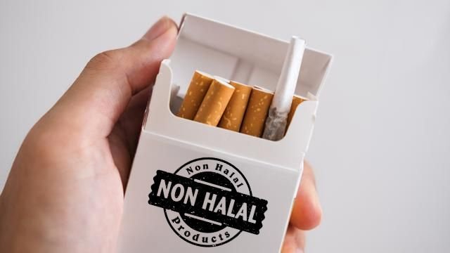 label nonhalal rokok